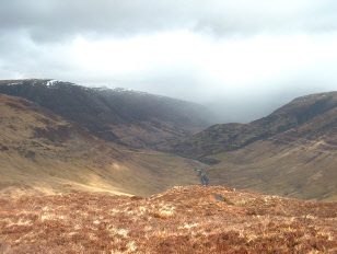 The Parallel Roads of Glen Roy from Bohuntin Hill